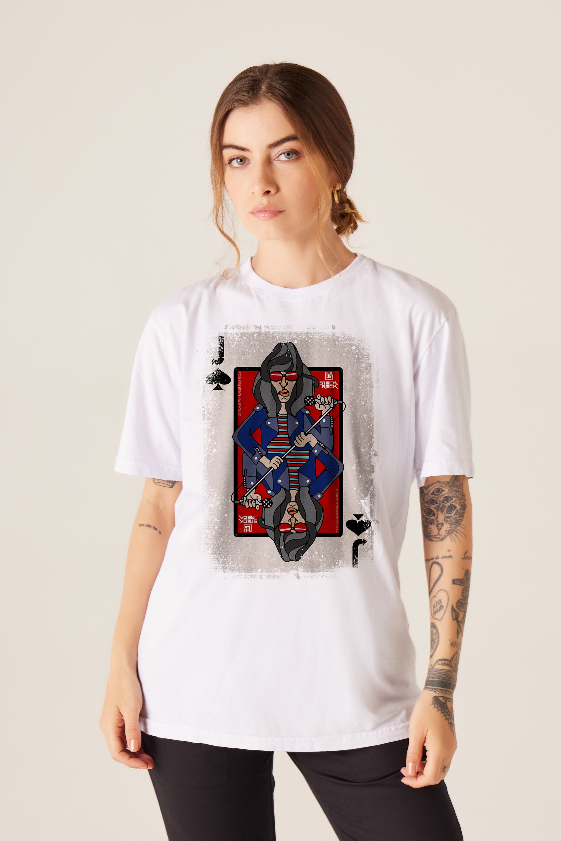 Camiseta Feminina  ⁠Joey Ramone