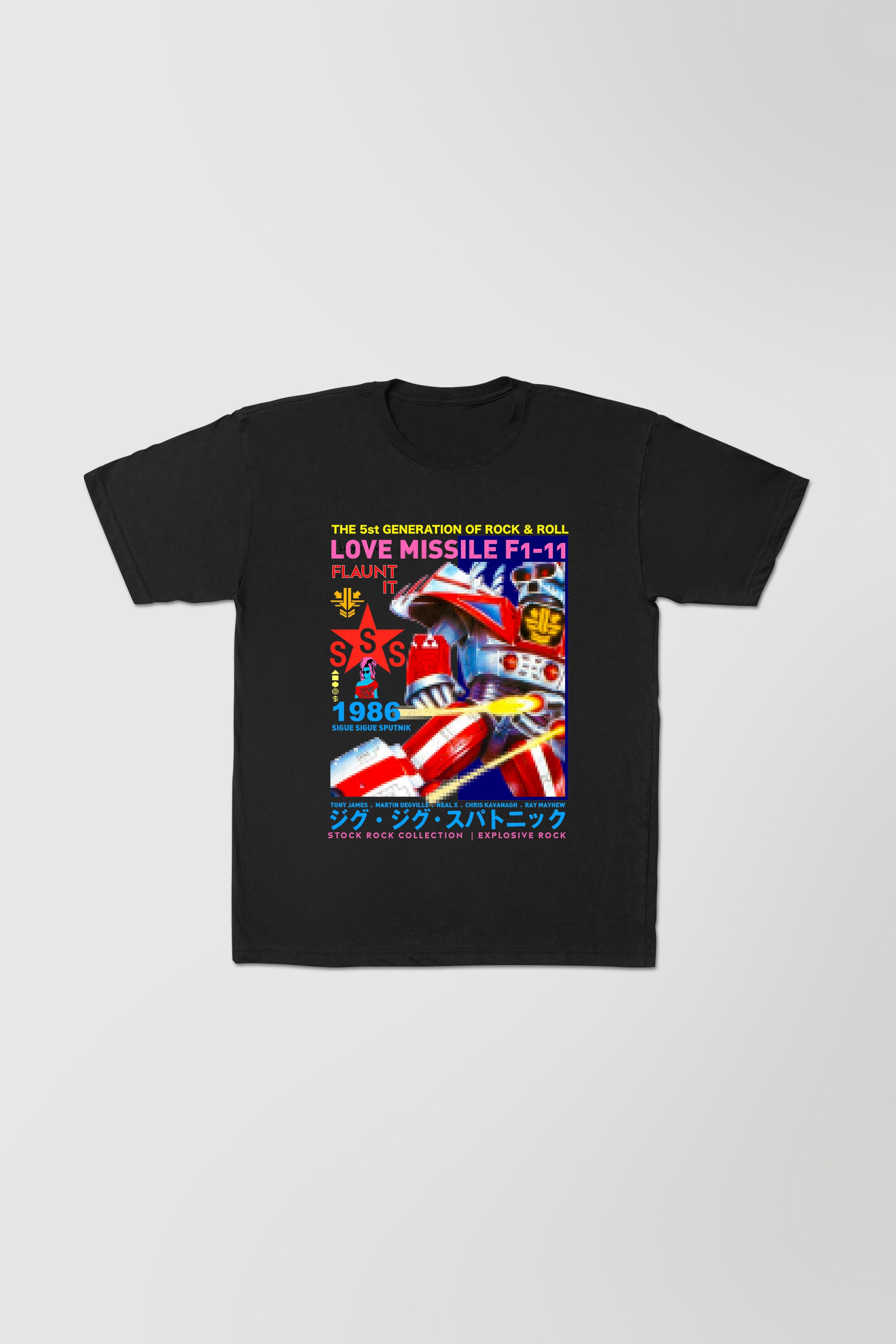 Camiseta Tradicional Masculina Love Missile