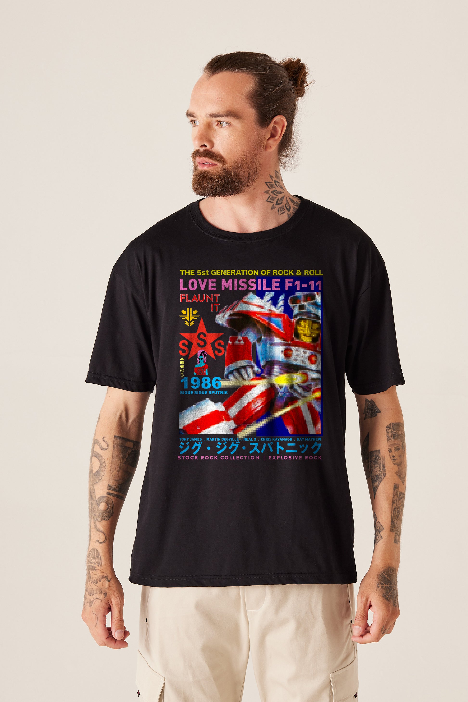 Camiseta Tradicional Masculina Love Missile