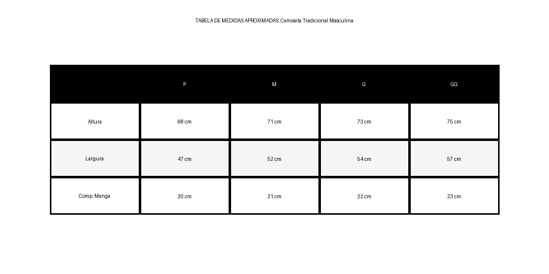 Camiseta Tradicional Masculina ⁠⁠Unbelievable