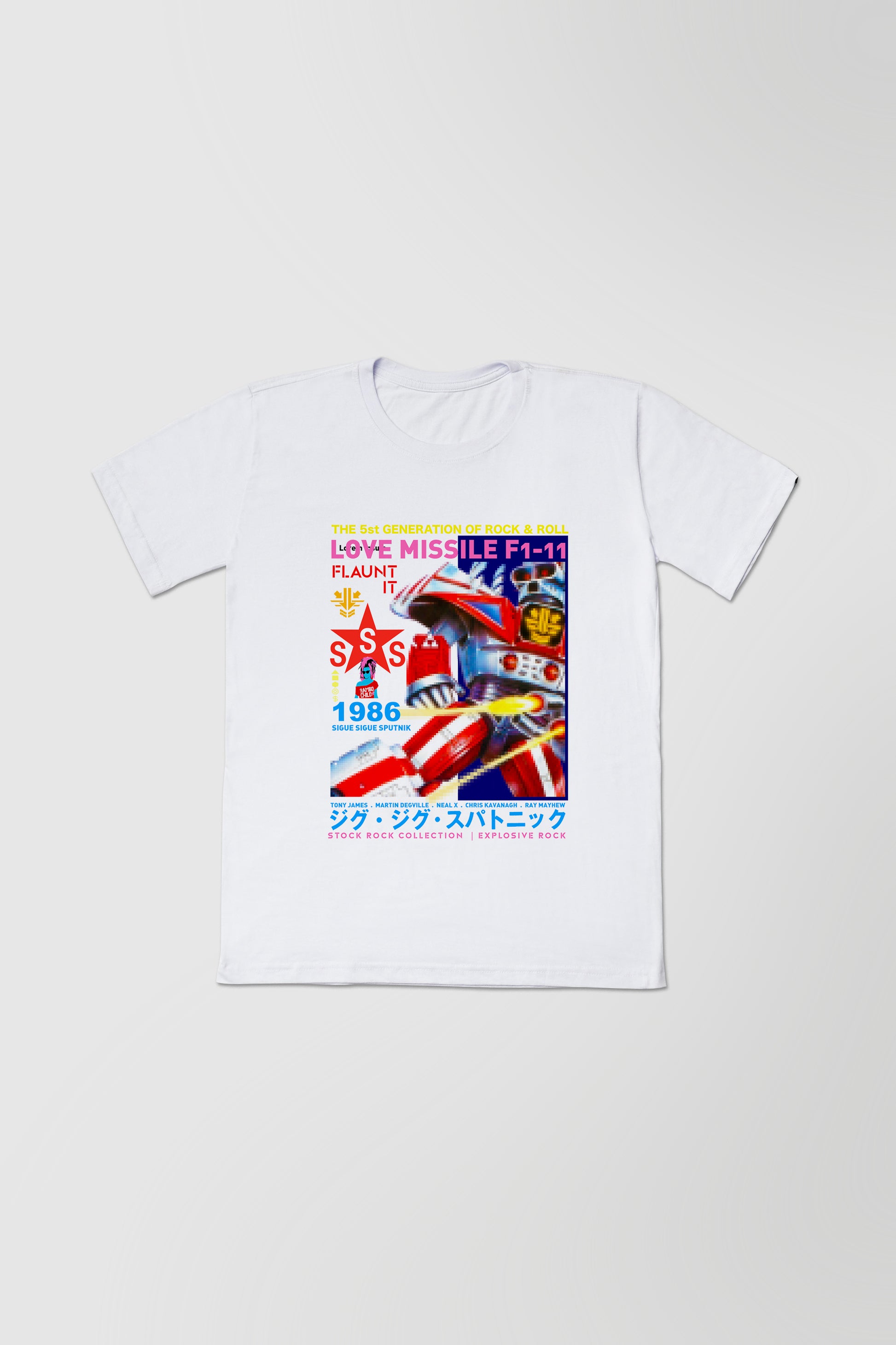 Camiseta Tradicional Masculina Love Missile