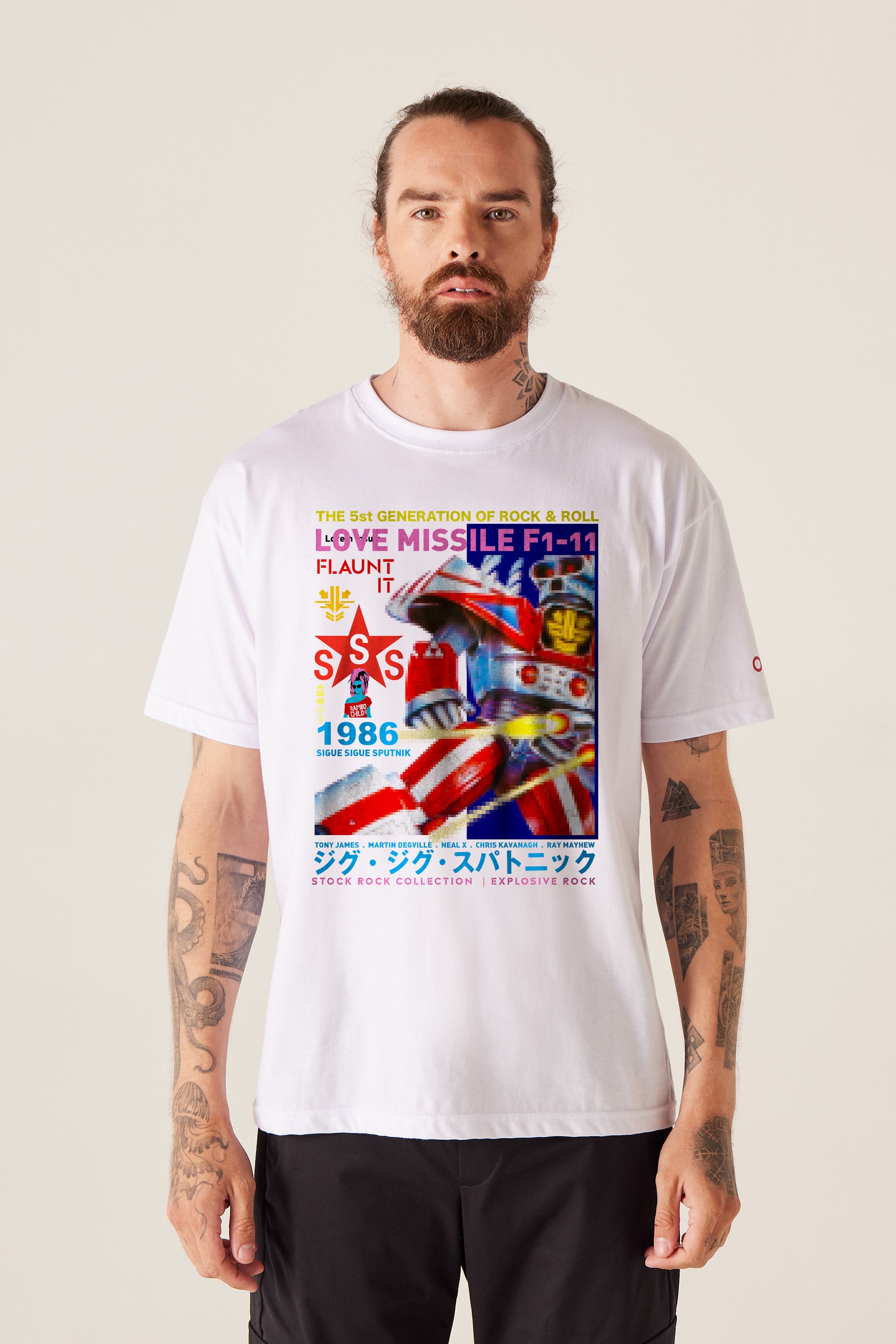 Camiseta Tradicional Masculina Love Missile