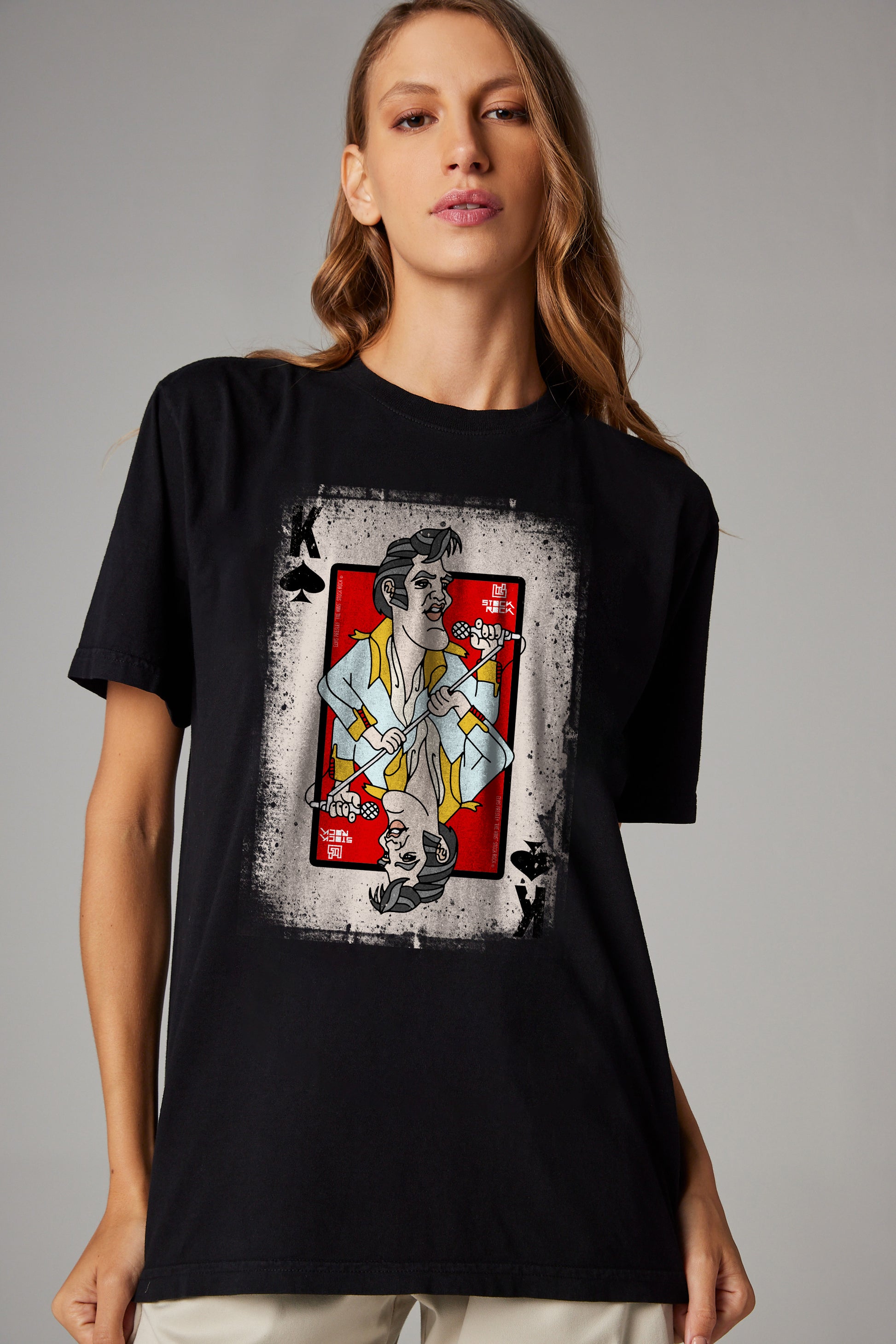 Camiseta Feminina Baralho The King