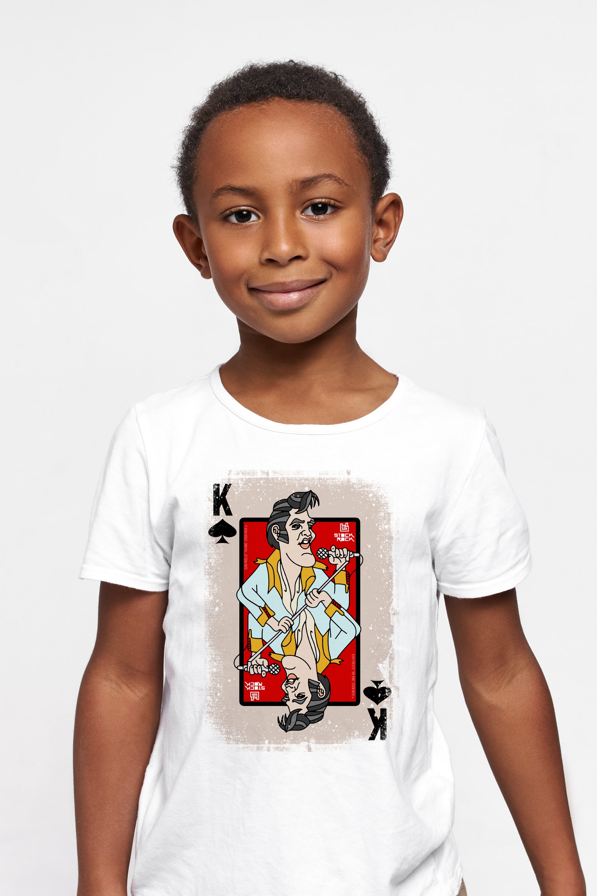 Camiseta Infantil Baralho The King
